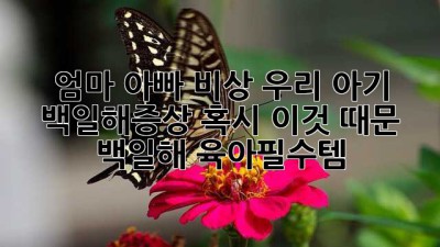 🥺 엄마 아빠 비상! 우리 아기 백일해증상, 혹시 이것 때문? (#백일해 #육아필수템)